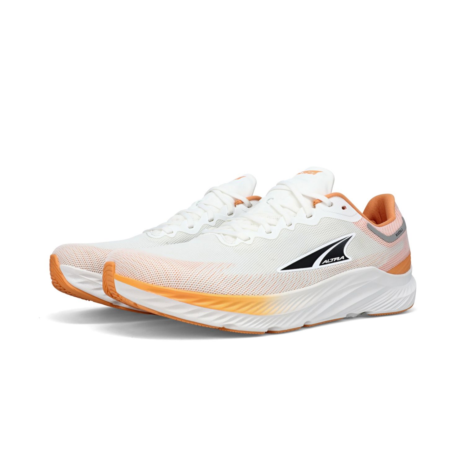 Altra Rivera 3 Men's Sneakers White / Orange | South Africa-54769209